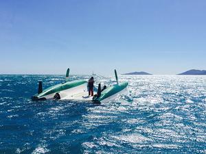 Cool Change upside down off North Molle photo copyright Rohan Veal taken at  and featuring the  class