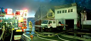 Oct 2013 Ulladulla Base fire photo copyright Ken McManus taken at  and featuring the  class