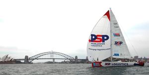 PSP Logistics in Sydney harbour in Clipper 2013-14 Race photo copyright Clipper Ventures taken at  and featuring the  class