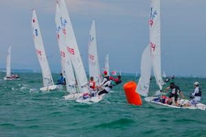 420 Racing - 2015 420 and 470 Junior European Championships photo copyright Viktor Nalbantov taken at  and featuring the  class
