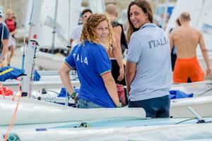 Benedetta di Salle/Alessandra Dubbini (ITA) - 2015 420 and 470 Junior European Championships photo copyright Viktor Nalbantov taken at  and featuring the  class