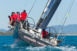 Ray 'Hollywood' Roberts at the helm of OneSails Racing photo copyright Andrea Francolini taken at  and featuring the  class