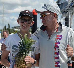 Zack & David Austin arrive at Keppel Bay Marina on Broadsword.jpg photo copyright Keppel Bay Marina taken at  and featuring the  class