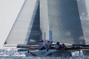 Ghosting along under Code Zero - 2015 Trofeo di Roma photo copyright Guilain Grenier/Bullitt GC32 Racing Tour taken at  and featuring the  class