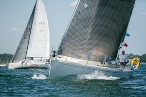 The 2015 Ida Lewis Distance Race Start photo copyright Meghan Sepe taken at  and featuring the  class