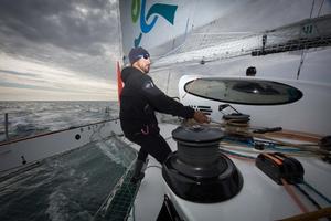 Musandam-Oman Sail's race so far - 2015 Rolex Fastnet Race photo copyright Lloyd Images taken at  and featuring the  class