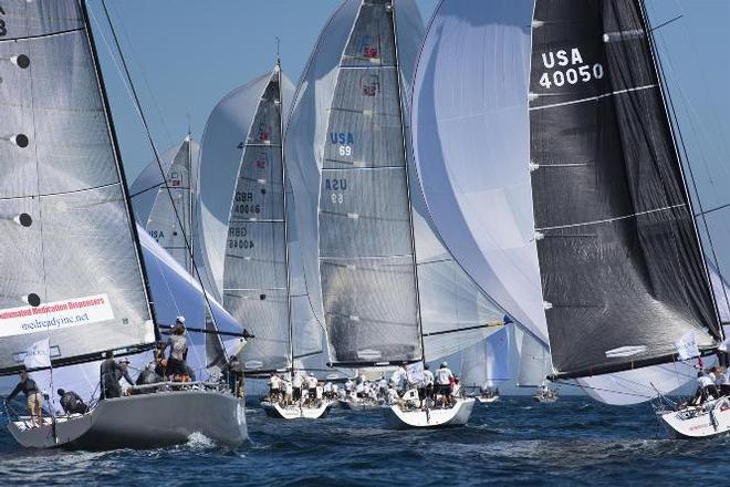 White Knight, Sail Number: USA 888, Owner: Zoltan Katinszky, Tactician: Scott Munch, Home Port: San Pedro, CA, USA , Yacht Type: Farr 40, Length: 40 Cal Maritime, Sail Number: USA 69, Owner: Cal Maritime, Tactician: Johannes McElvain, Home Port: Vallejo, CA, USA , Yacht Type: Farr 40, Length: 40 - 2015 Rolex Farr 40 World Championship  ©  Rolex/ Kurt Arrigo http://www.regattanews.com