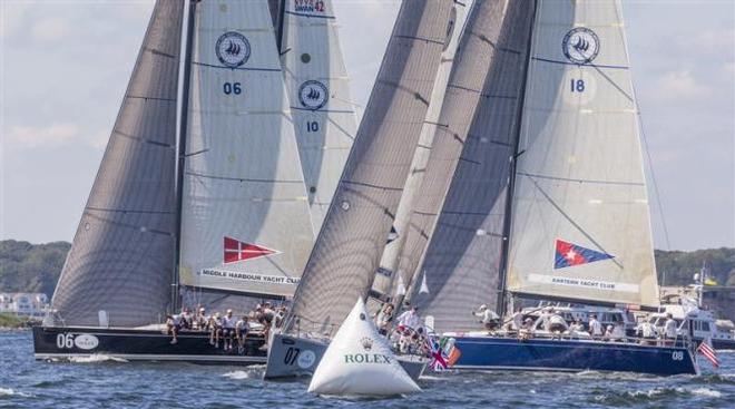 Royal Thames Yacht Club, GBR, ahead of Eastern YC (USA) and Middle Harbour YC (AUS) - 2015 Rolex New York Yacht Club Invitational Cup ©  Rolex/Daniel Forster http://www.regattanews.com