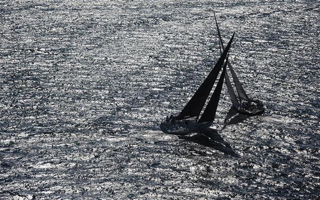 Crossing tacks in the late afternoon light ©  Rolex/ Kurt Arrigo http://www.regattanews.com