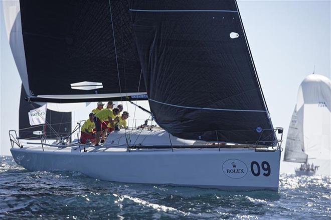 After Day 3, 2nd overall: Groovederci, Owner John Demourkas, Tactician John Kostecki, Home Port: Santa Barbara, CA, USA ©  Rolex/ Kurt Arrigo http://www.regattanews.com