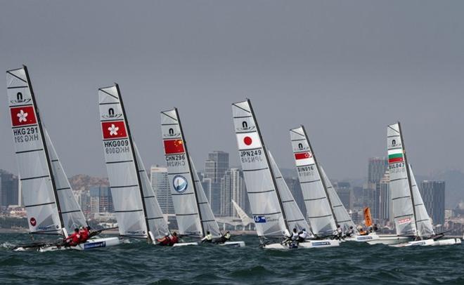 Perfect starts - ISAF Sailing World Cup Qingdao © ISAF 