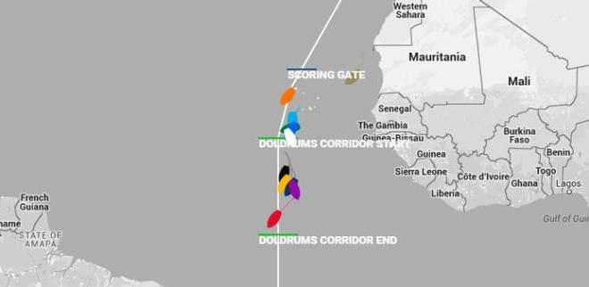 Current positions - 2015-16 Clipper Round the World Yacht Race © Clipper Ventures