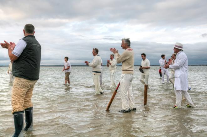 Bramble Bank cricket match © Ingrid Abery http://www.ingridabery.com