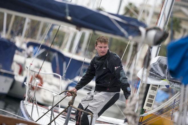 Sam Matson (Chatham) was the top Brit in the second offshore leg from Nice to Barcelona. Finishing in eighth place after a difficult race, he now sits in 11th on the overall leaderboard &copy; Alexis Courcoux