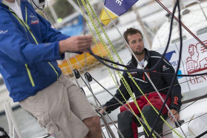 Alan Roberts finished the second offshore leg from Nice to Barcelona in 14th place. He goes into the final inshore racing in 13th overall &copy; Alexis Courcoux