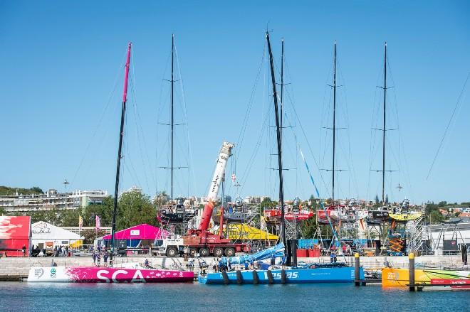 Team SCA and Team Vestas Wind © Ricardo Pinto / Volvo Ocean Race