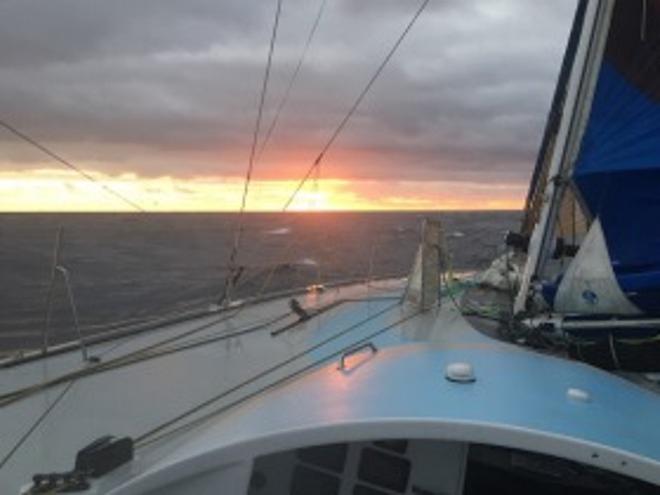 Sebastien Destremau en convoyage entre Cape Town et toulon - 2016 Vendée Globe © Vendée Globe