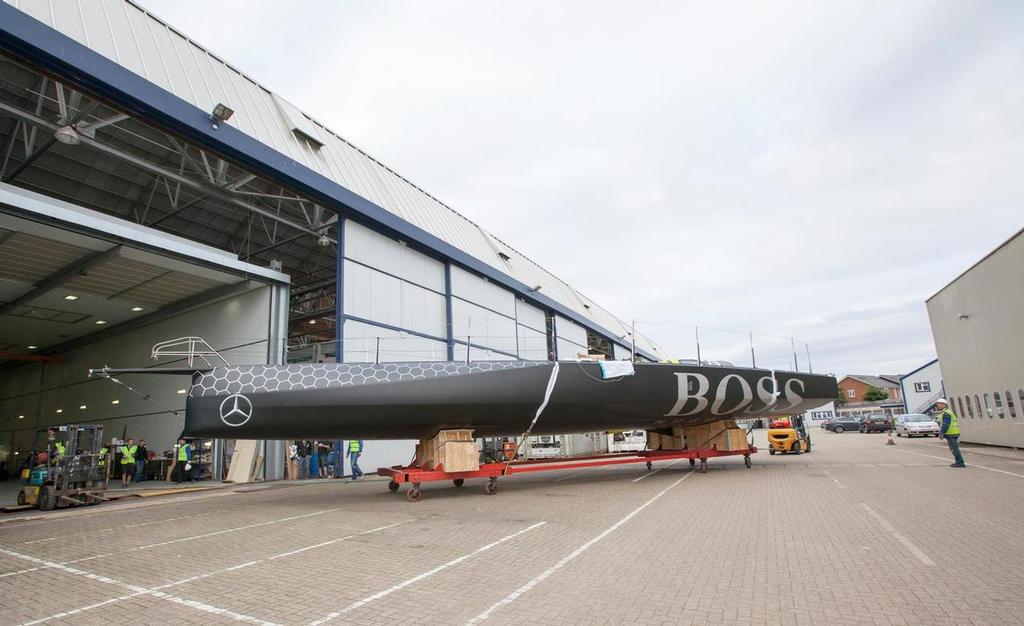 Hugo Boss is launched -  Image : Cleo Barnham  © Alex Thomson Racing