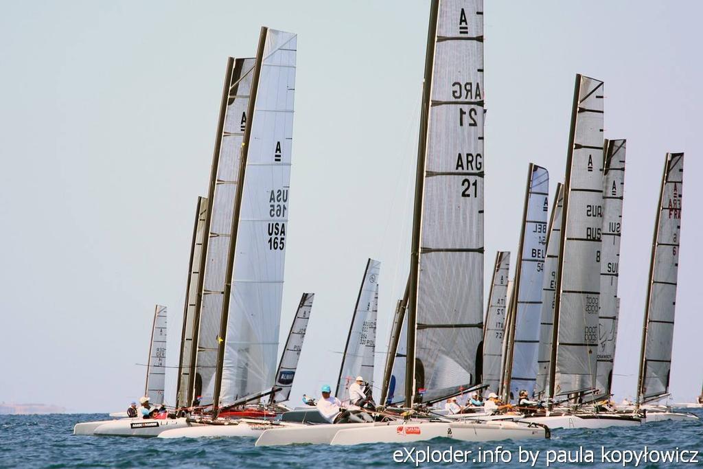  - 2015 Int A-Cat Worlds, Punta Ala, Day 1 © Paula Kopylowicz / Exploder.info http://www.exploder.info