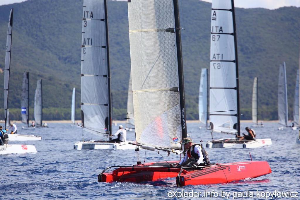  - 2015 Int A-Cat Worlds, Punta Ala, Day 1 © Paula Kopylowicz / Exploder.info http://www.exploder.info