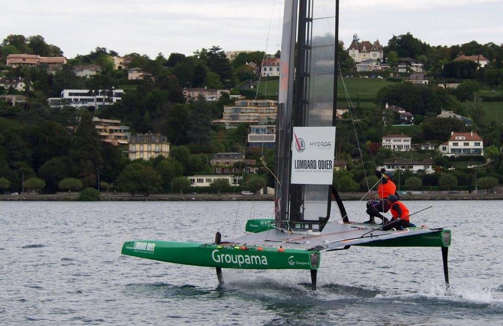 Groupama C - Little America's Cup - Day 3 - Lake Geneva © Groupama Sailing Team