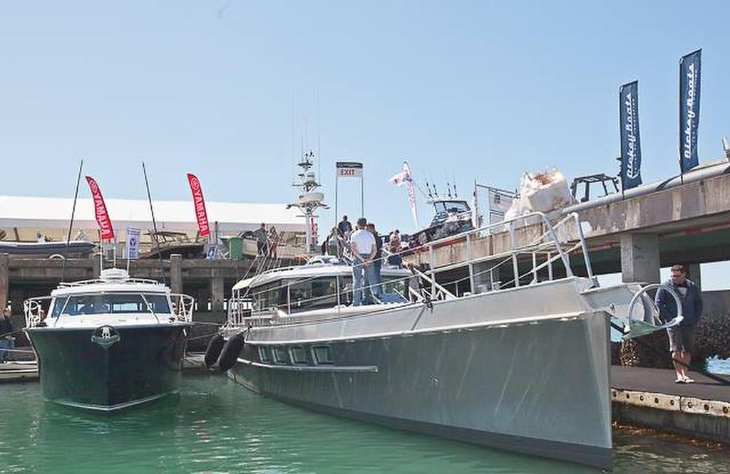  - 2015 Auckland on the Water Boat Show - Viaduct Harbour © Marine Industry Association .