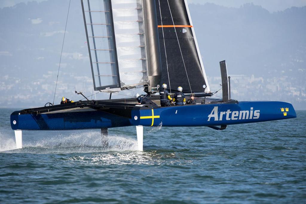 Artemis Racing Testing session AC45 S foiler.  © Beau Outteridge / Artemis Racing