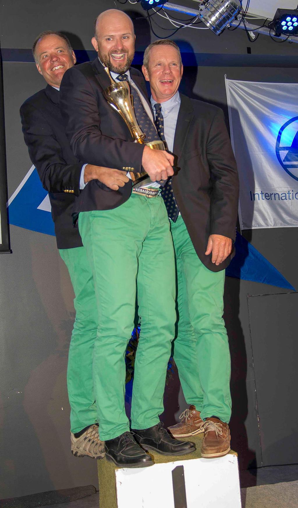 Thierry_Huguenin_The winners of the 5.5m World Championship 2015! (photo credit: Soren Colbing) photo copyright Thierry Huguenin taken at  and featuring the  class