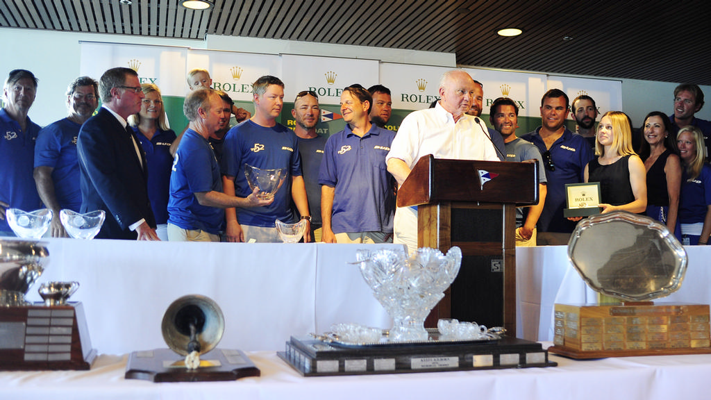 Victor Wild and crew of Bud, winner of the ORR-A division. © Chuck Lantz http://www.ChuckLantz.com