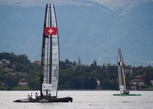  - Little America's Cup - Day 3 - Lake Geneva photo copyright Groupama Sailing Team taken at  and featuring the  class