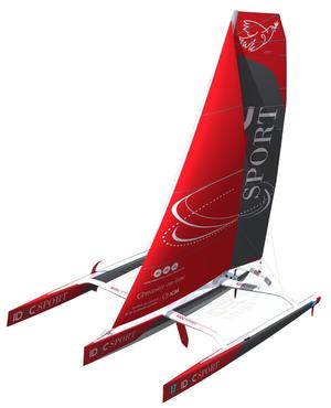 new IDEC SPORT trimaran - 2015 Jules Verne Trophy photo copyright Mer et Media / JB Epron / IDEC Sport taken at  and featuring the  class