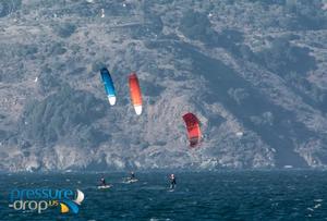 Race from Golden Gate Bridge downhill to the SF/ Oakland Bay Bridge - 2015 Ronstan Bridge photo copyright pressure-drop.us taken at  and featuring the  class