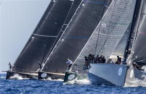 Close competition on day one - 2015 Maxi Yacht Rolex Cup photo copyright  Rolex / Carlo Borlenghi http://www.carloborlenghi.net taken at  and featuring the  class