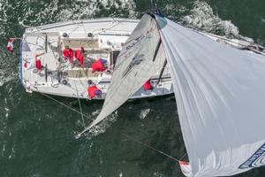 Bow-10, Itchenor Sailing Club, GBR, Skipper: Barry Sampson/George Yeoman, Tactician: Timothy Saxton - Rolex New York Yacht Club Invitational Cup 2015 photo copyright  Rolex/Daniel Forster http://www.regattanews.com taken at  and featuring the  class