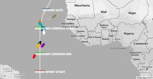 Current positions - 2015-16 Clipper Round the World Yacht Race photo copyright Clipper Ventures taken at  and featuring the  class