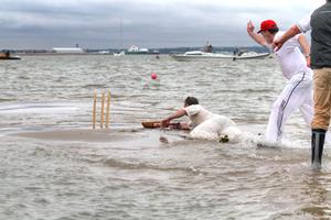 Bramble Bank cricket match photo copyright Ingrid Abery http://www.ingridabery.com taken at  and featuring the  class