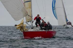 Less Xpense - Steve Pearl and Steve Manning - 2015 UBS Jersey Regatta photo copyright  Simon Ropert taken at  and featuring the  class
