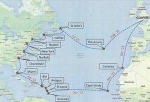 The route photo copyright Lt Alex Bird RA taken at  and featuring the  class