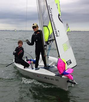 Winners - 2015 RS Feva Eurocup Grand Final photo copyright Frances Peters taken at  and featuring the  class