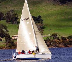 Young Lion won the final race of the RYCT Winter Series to take out division two photo copyright  Peter Campbell taken at  and featuring the  class