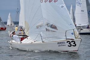 Race day one - 2015 J24 North American Championship photo copyright Chris Howell taken at  and featuring the  class