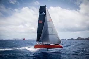 A Gunboat Class is a new addition to the 2016 St. Thomas International Regatta. Courtesy: Gunboats. photo copyright Dean Barnes taken at  and featuring the  class