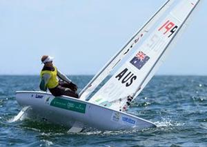 Laser fleet - 2015 ISAF Sailing World Cup Melbourne photo copyright Jeff Crow taken at  and featuring the  class
