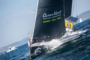 Lizzy went solo in 2014 - 2015 Mini Transat îles de Guadeloupe photo copyright Christoph Bresci taken at  and featuring the  class