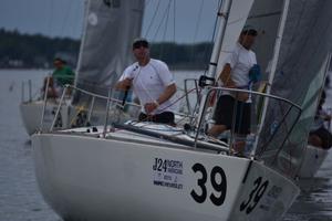 Day 1 - 2015 J24 North American Championship photo copyright Chris Howell taken at  and featuring the  class