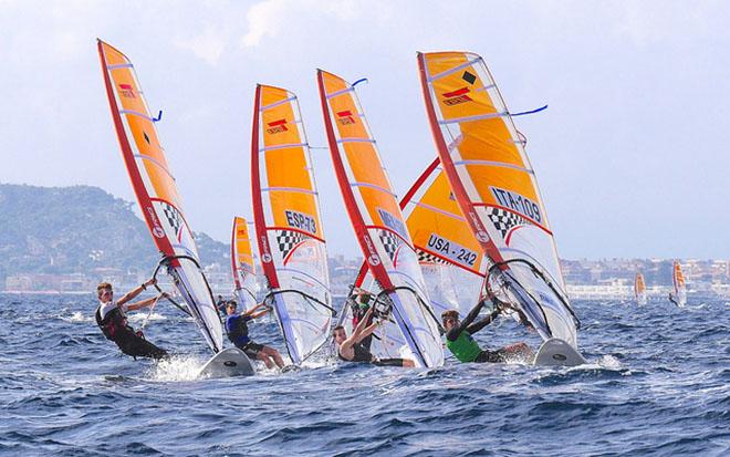 2015 BIC Techno 293 World Championship - Day 1 © Patrik Pollak