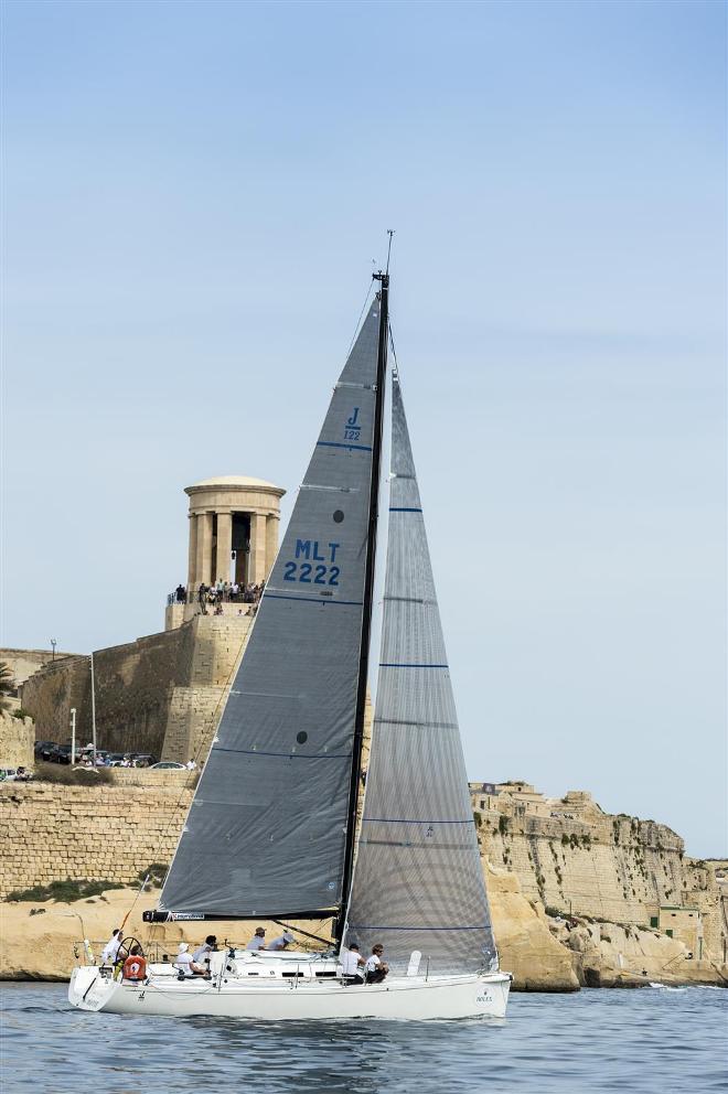 Defending champion ARTIE (MLT) starting the race in Grand Harbour - Rolex Middle Sea Race ©  Rolex/ Kurt Arrigo http://www.regattanews.com