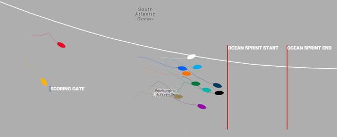 Current positions - 2015-16 Clipper Round the World Yacht Race © Clipper Ventures