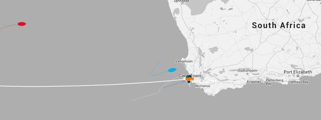 Current positions - 2015-16 Clipper Round the World Yacht Race © Clipper Ventures