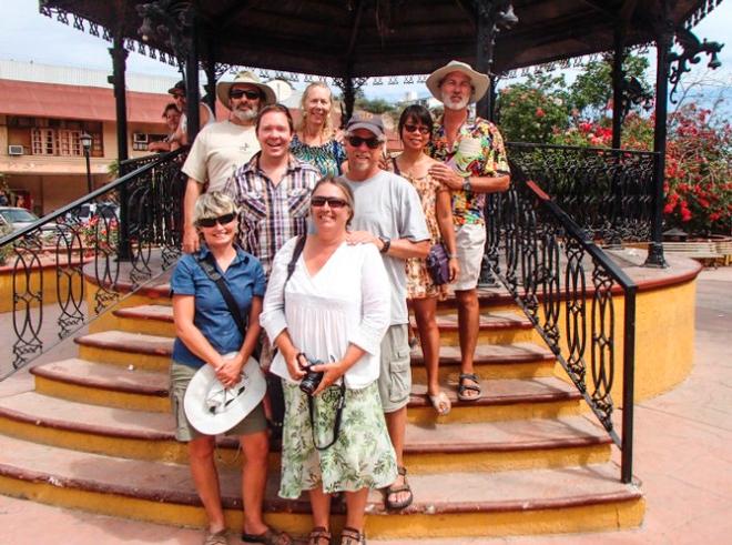 BCA members in Santa Rosalia at Easter: Top left: Jim and Tricia Bowen, Falcon VII; Top right: Rob Murray and Debra Zhou, Avant; Left middle and front: Gary Peacock and Karina McQueen, Sea Rover II; Left middle and front: Scott Chapman and Tanya VanGinkle, Kialoa - Living in the moment © Tricia and Jim Bowen